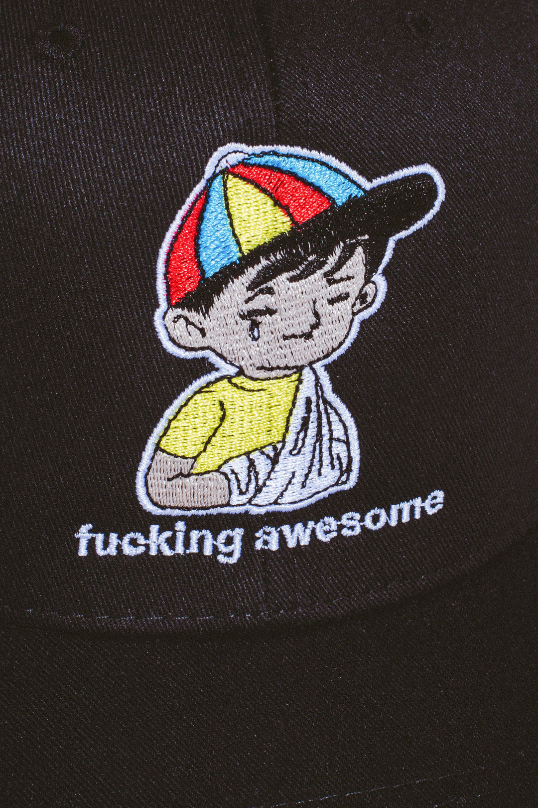Embroidered Wanto Kid 6-Panel Hat