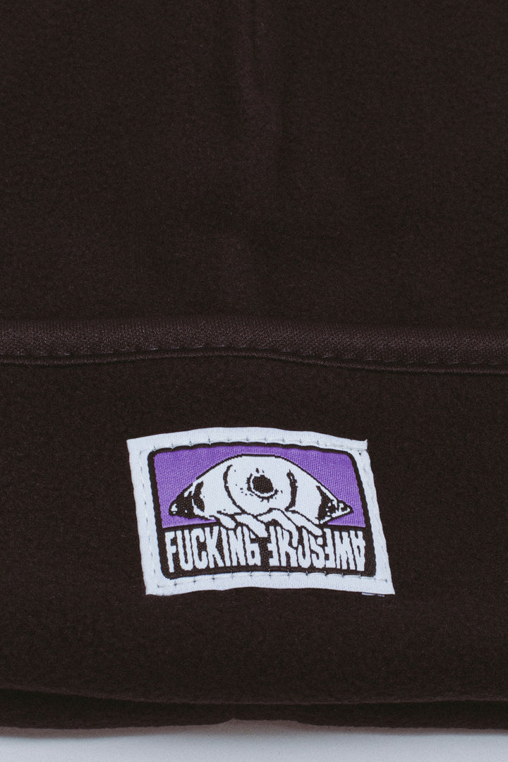 Micro Fleece Eye Patch Beanie