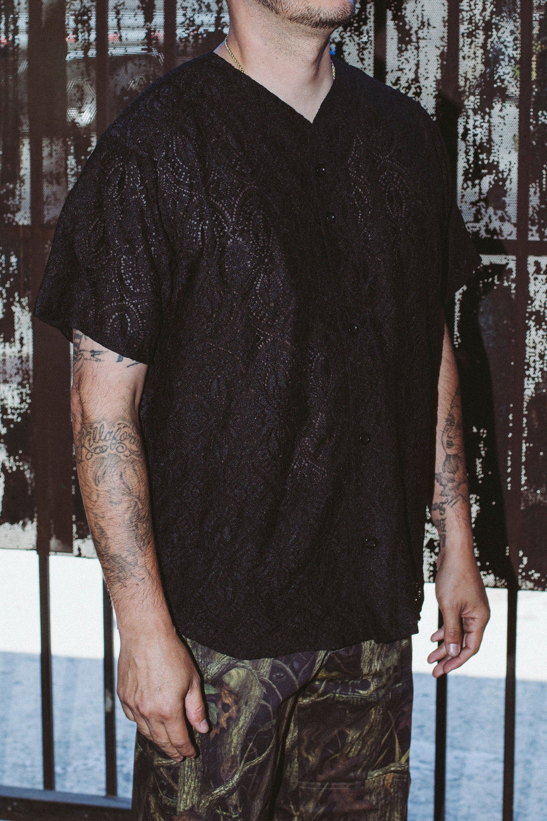 Laced Baseball Shirt