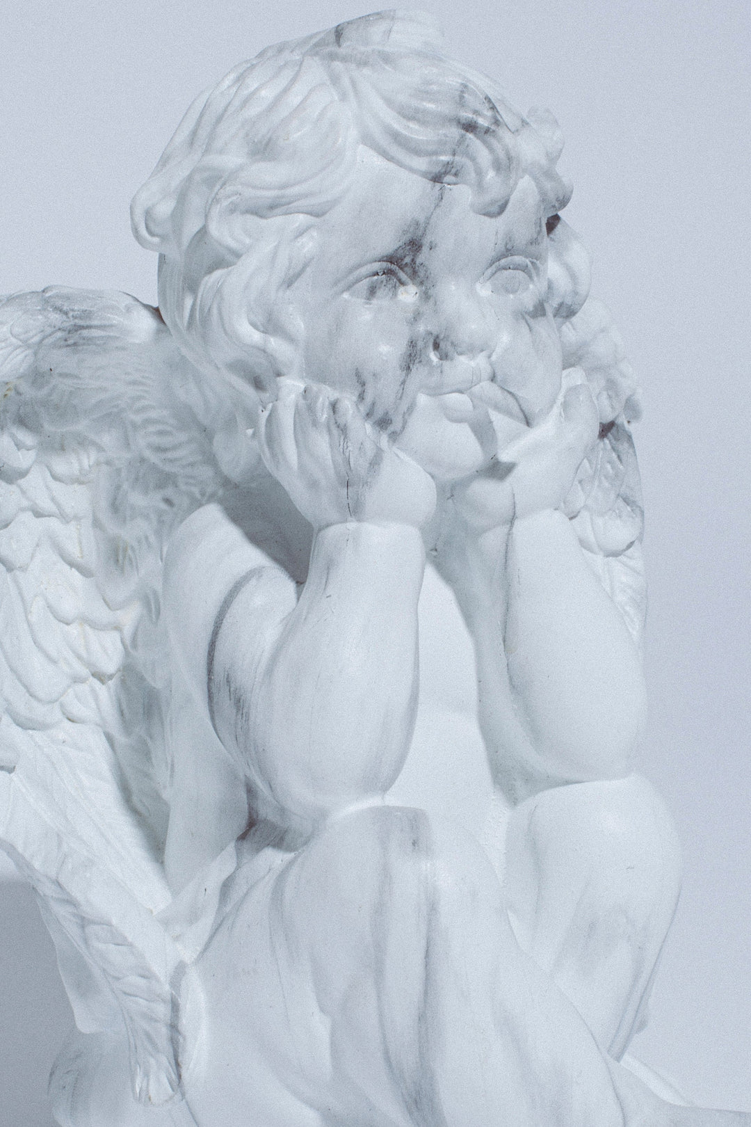 Marble Cherub Hide-A-Key