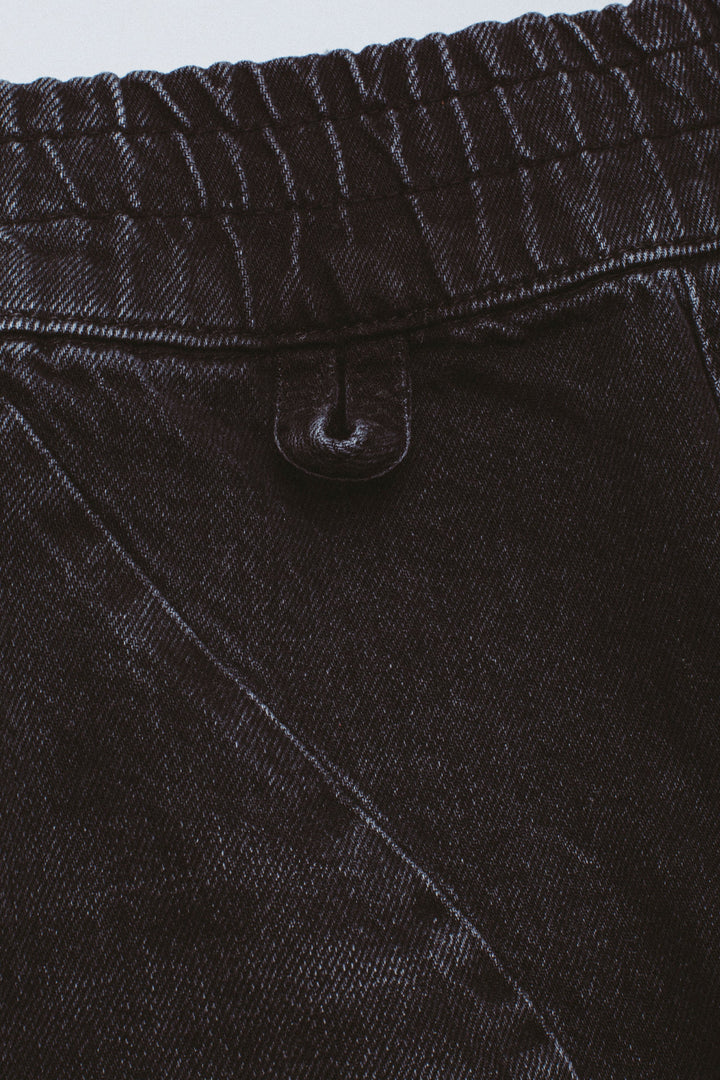 Moto Cotton Twill Shorts