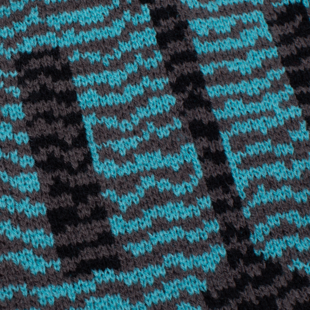 Zig Zag Skully Beanie