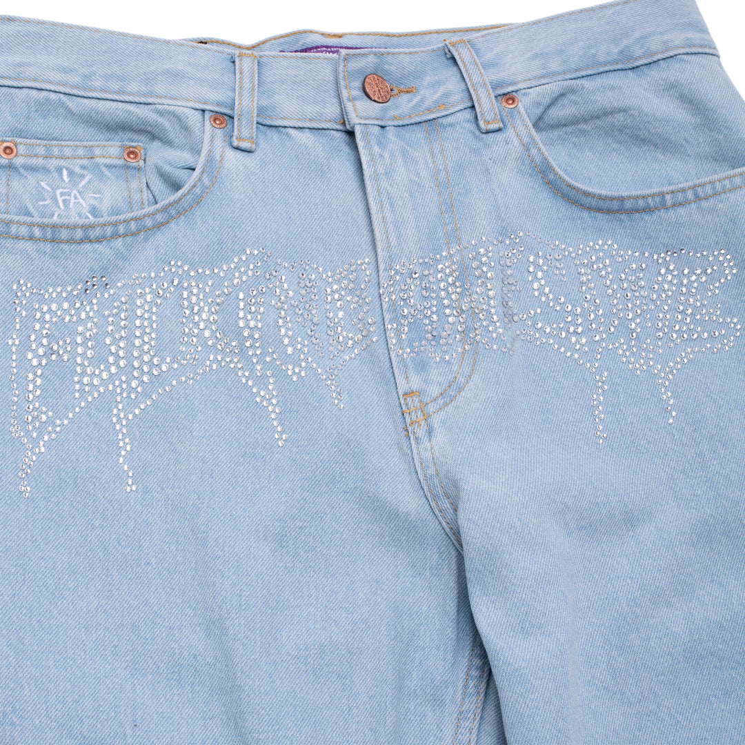 Rhinestone Hammerlee Denim Pant