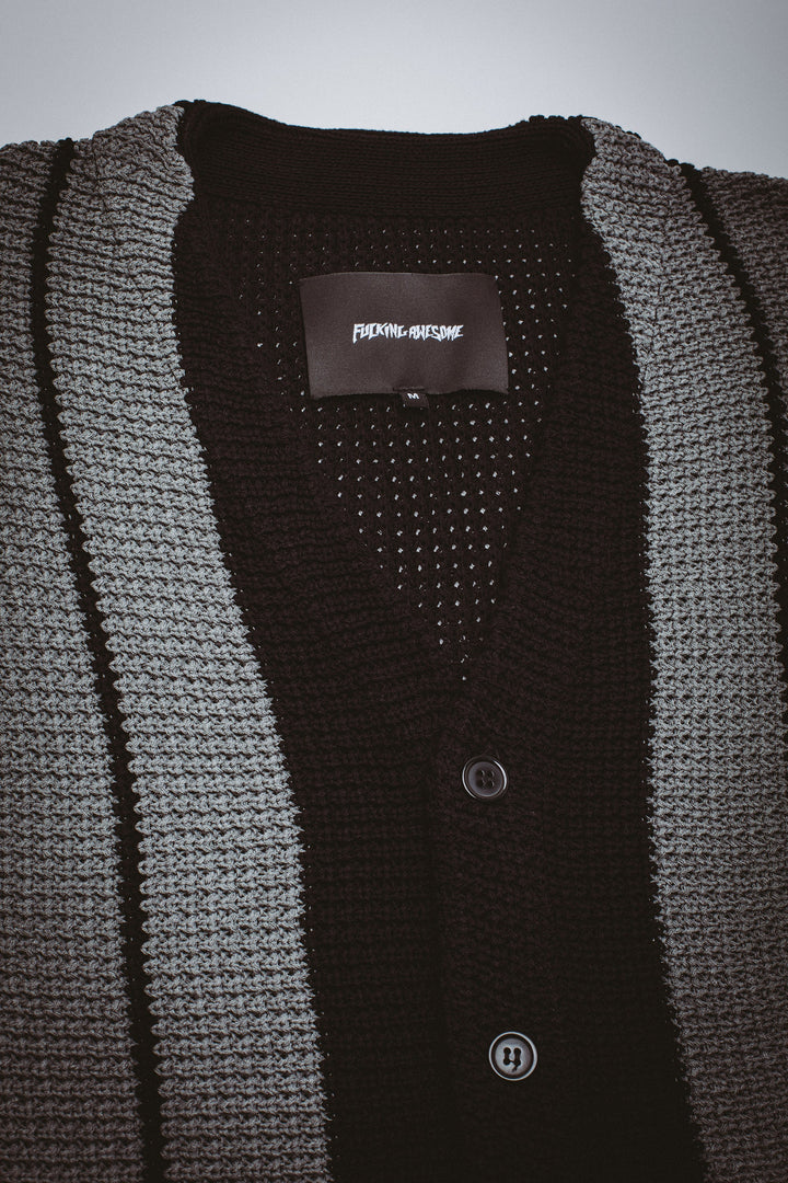 School Striped Cardigan Sweater