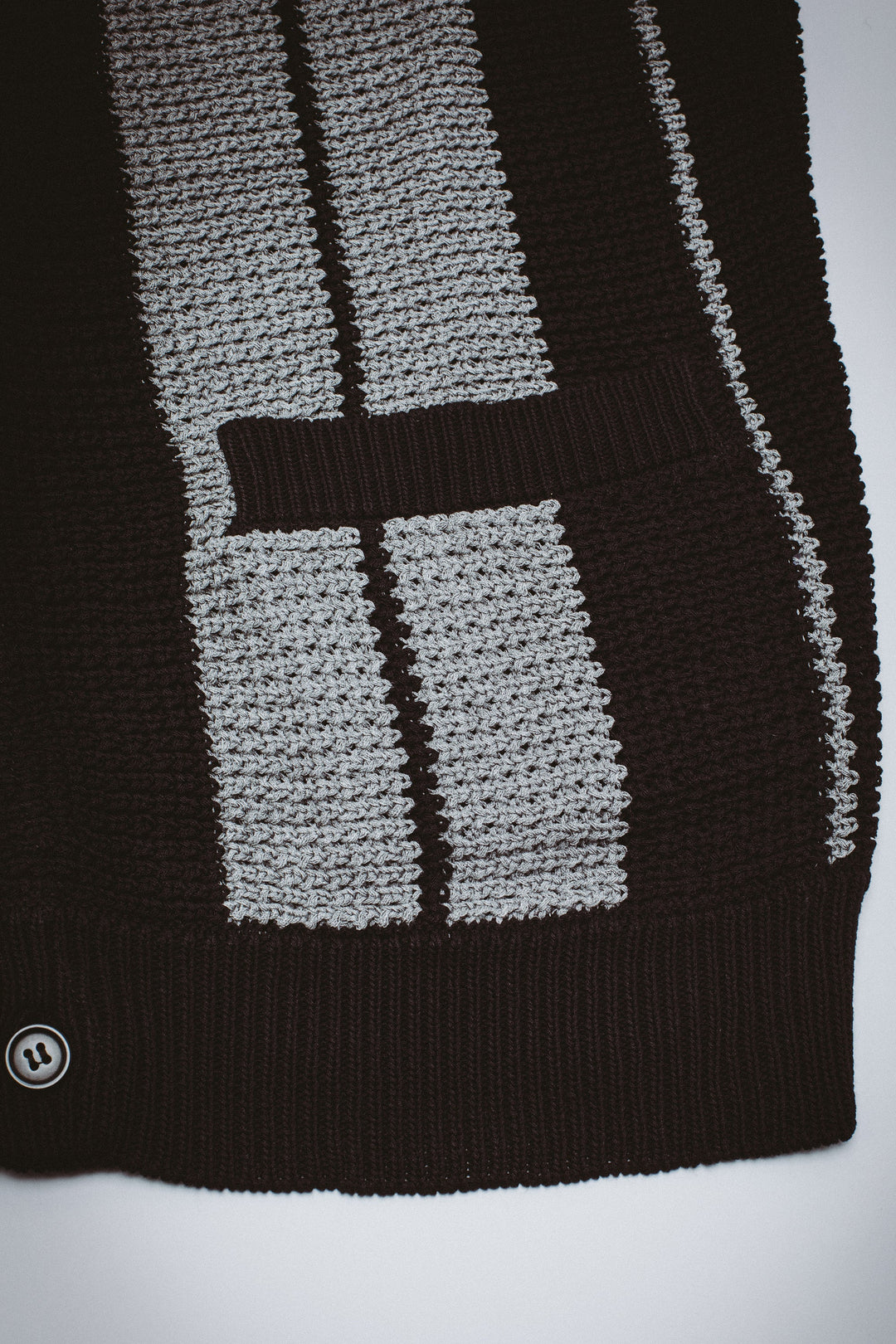 School Striped Cardigan Sweater