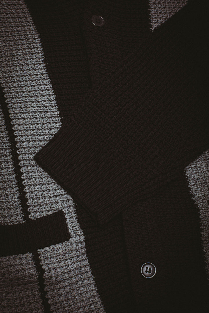 School Striped Cardigan Sweater