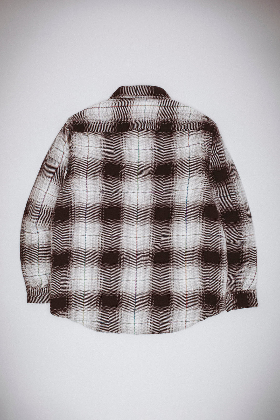 Quilted Reversible Shadow Plaid Overshirt