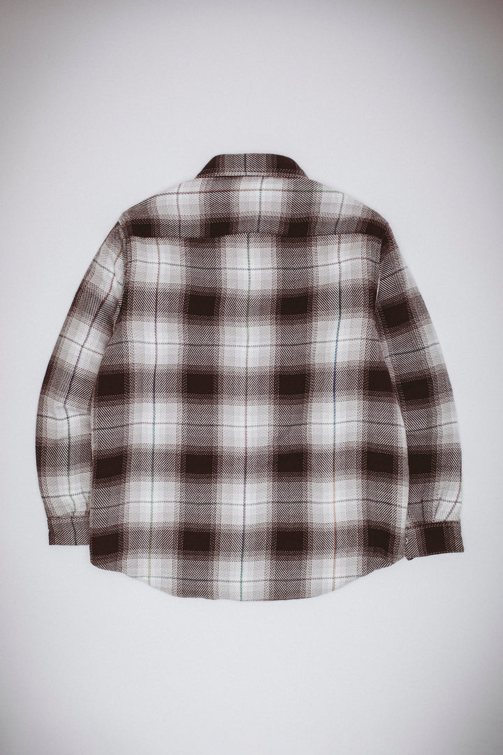 Quilted Reversible Shadow Plaid Overshirt