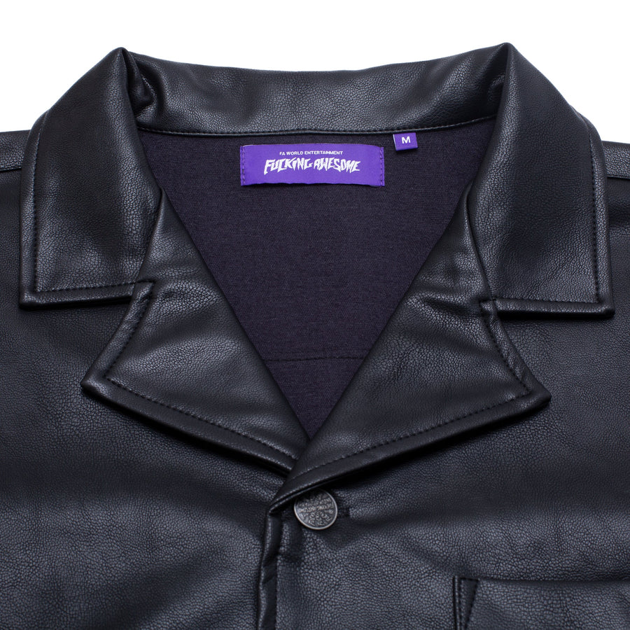 SOW Faux Leather Club Shirt
